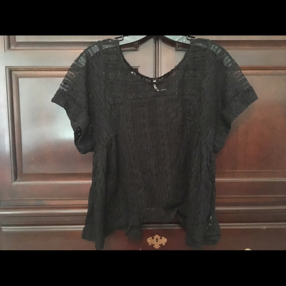 Free People Bohemian inspired lace top